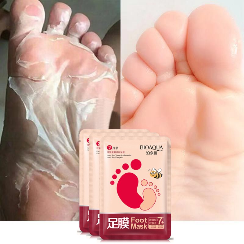 明星同款李佳琦推荐嫩白脚部去死皮角质老茧足膜李佳琦保湿补水脚膜护理foot Mask Shopee Singapore