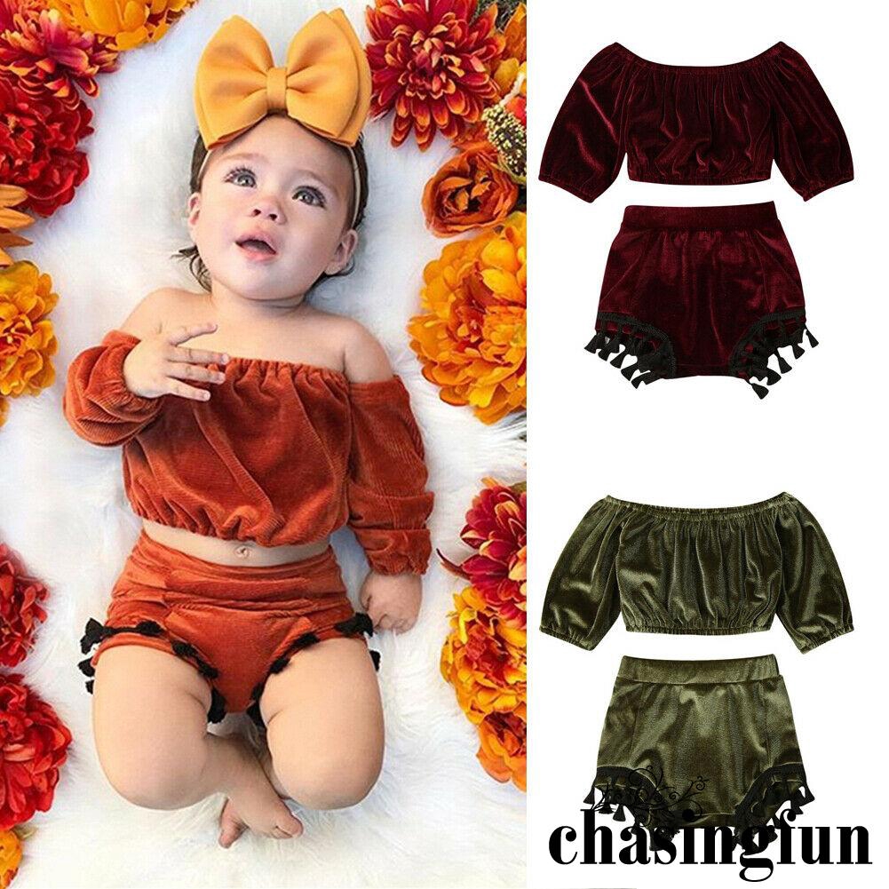 baby girl velvet tracksuit