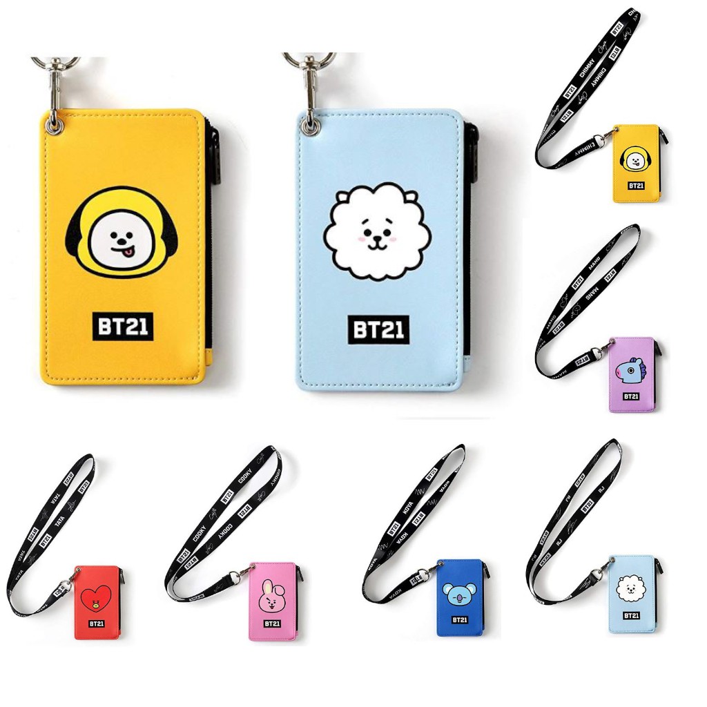 BT21 Strap Card Holder Shopee Singapore