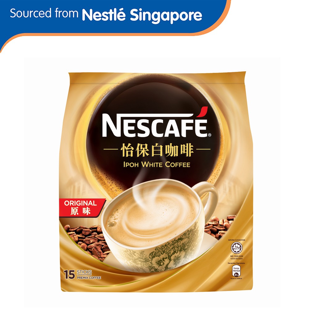 Nescafe white coffee less sugar