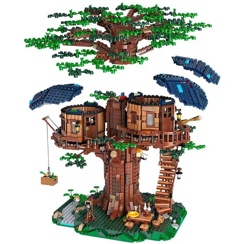 lepin building blocks compatible with lego ideas series 21318 tree house puzzle assembly boys and girls toys shopee singapore