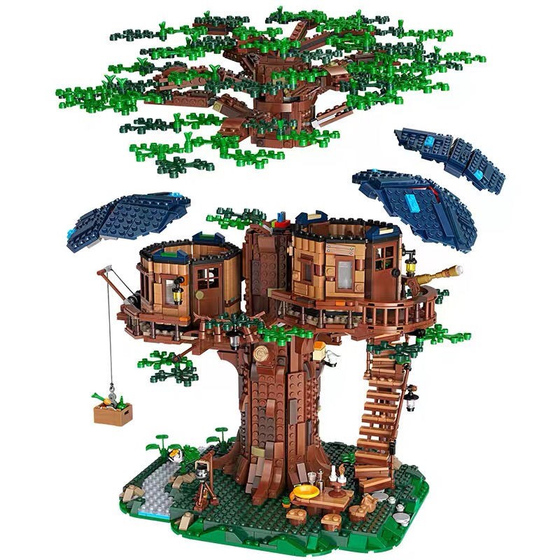 lepin building blocks compatible with lego ideas series 21318 tree house puzzle assembly boys and girls toys shopee singapore