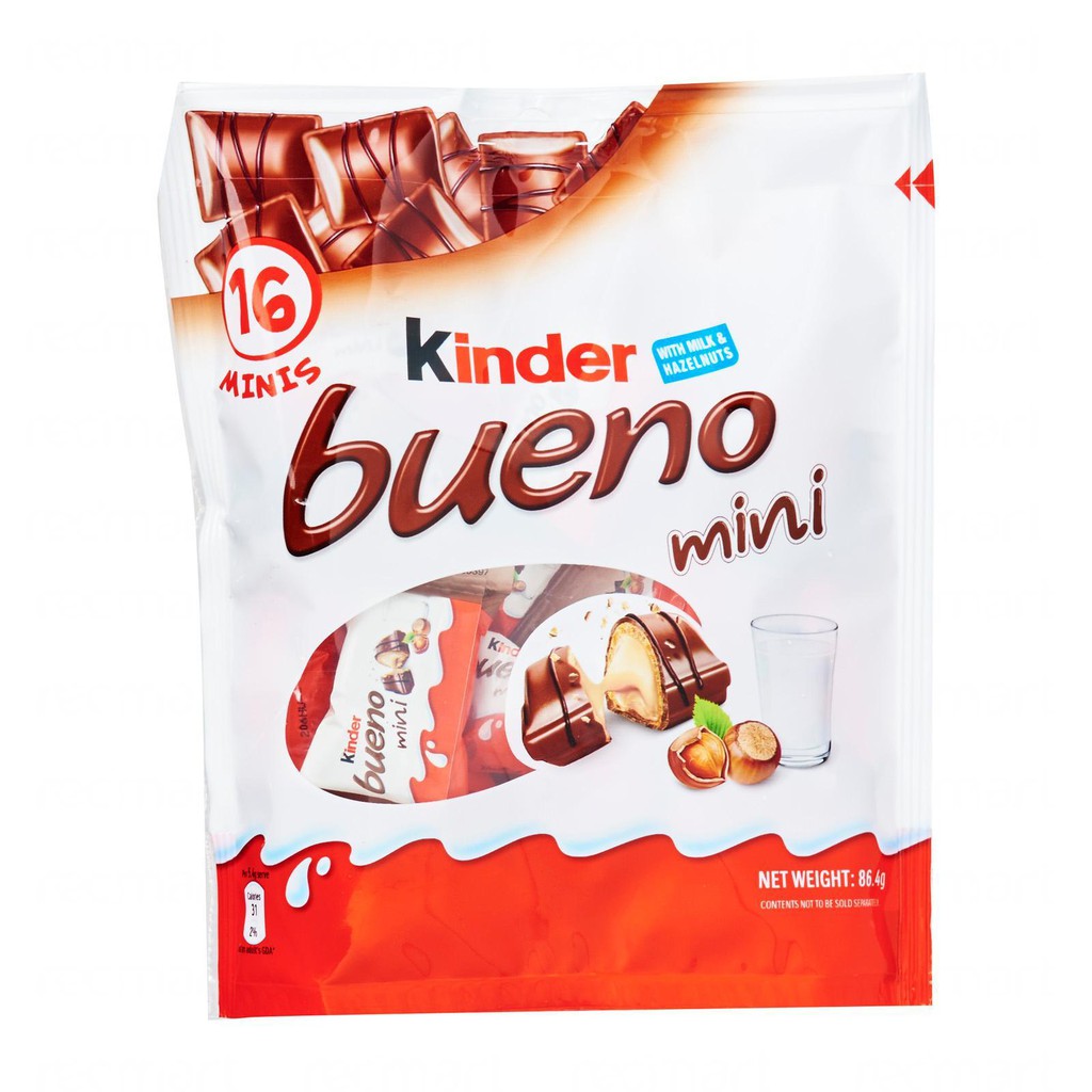 Kinder Bueno Mini Chocolate Share Bag 16s | Shopee Singapore