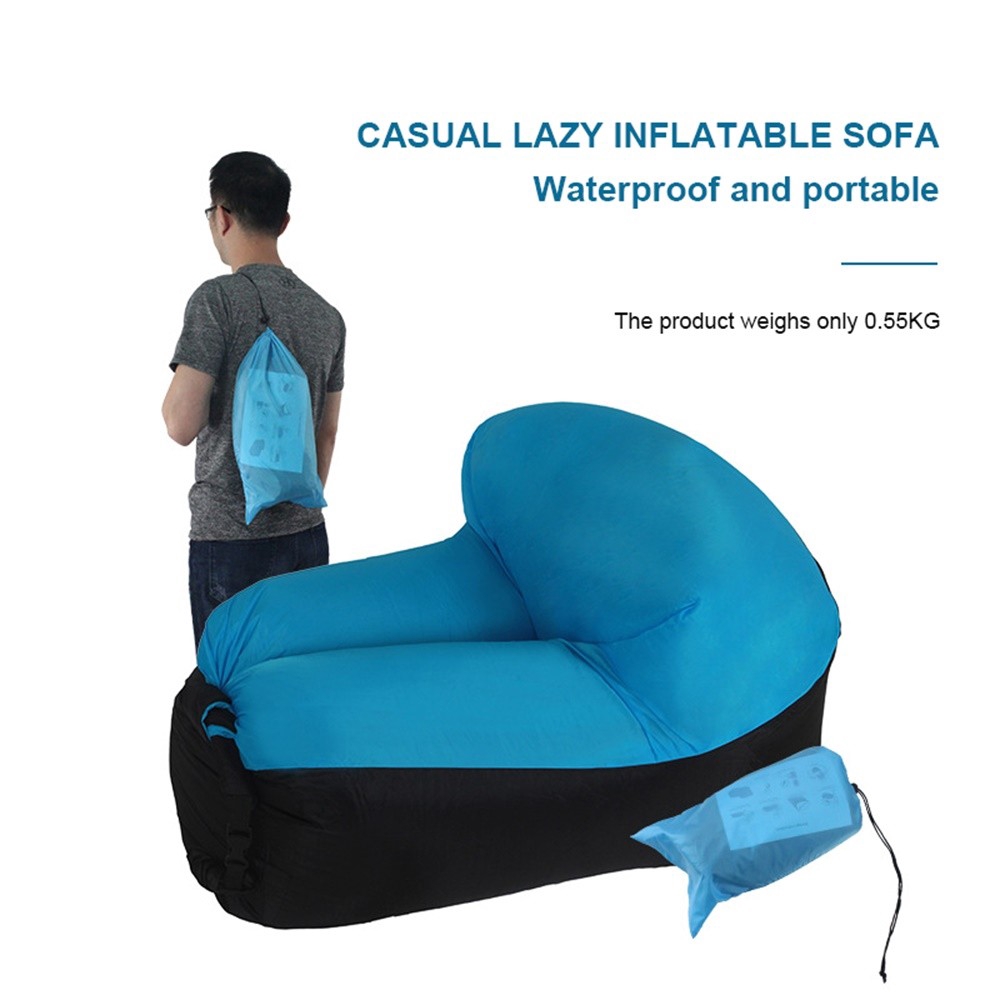 Adult Inflatable Sofa Lounger Air Couch For Outdoor Activities 40