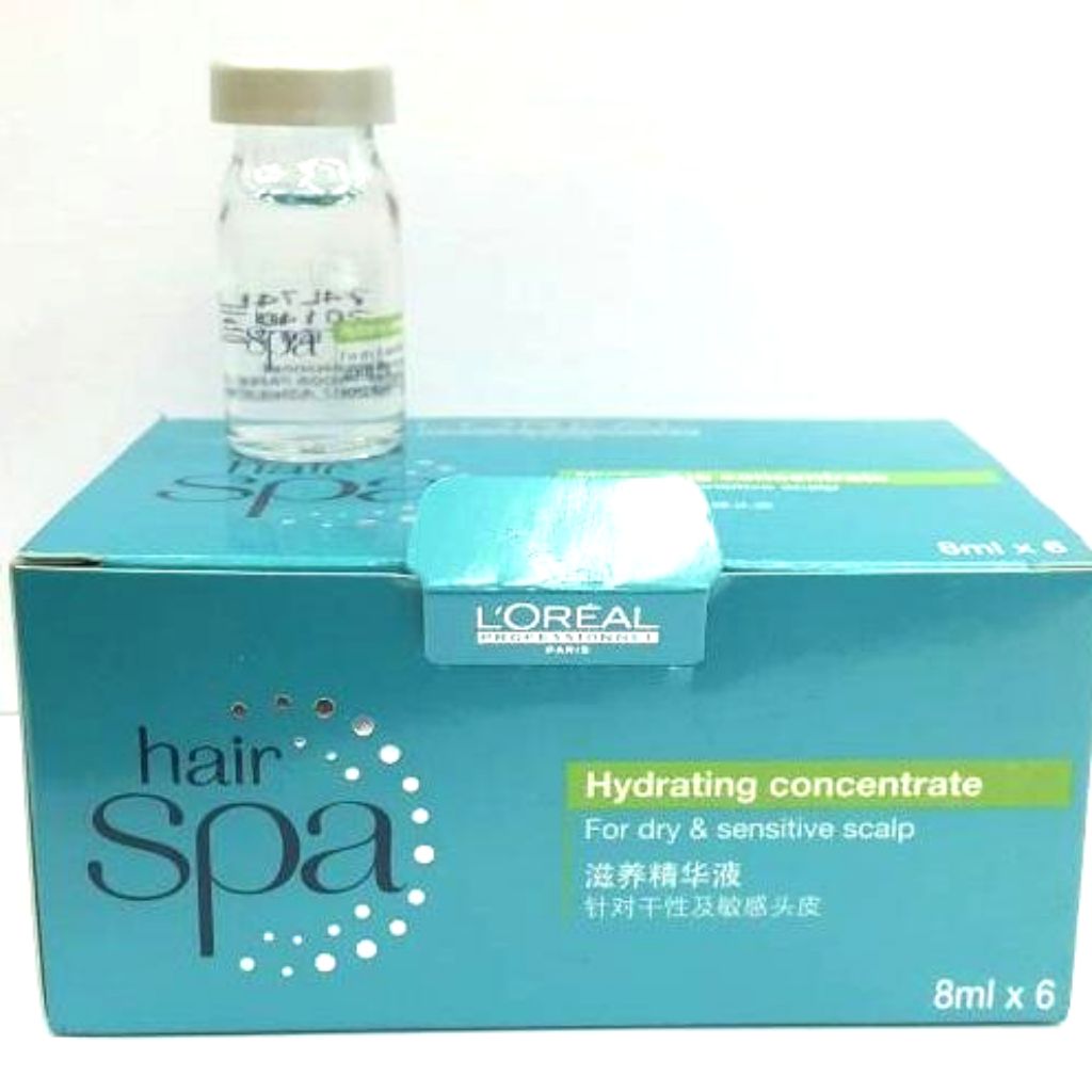 Loreal Hair Spa Purifying /Hydrating Concentrate (6vials x 8ml) | Shopee  Singapore