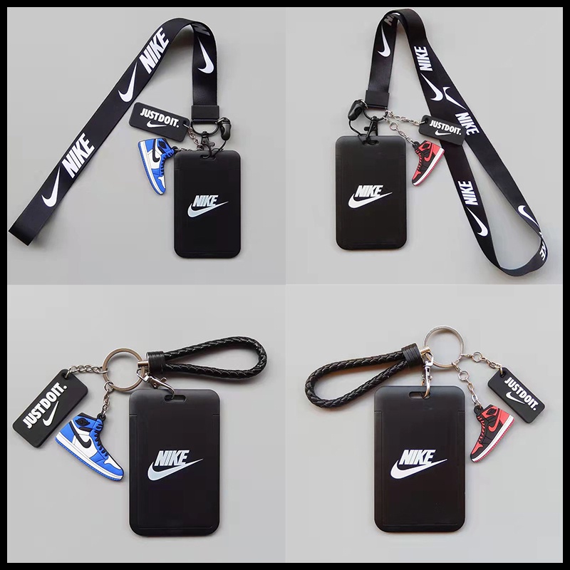 Ready Stock* Special Edition Nike ID Card Card Holder Name Tag Lanyard Keychain Street Wear Card Id Student Meal Bus Traffic Male Factory Brand Employee Hard Shell Lanyard | Shopee Singapore