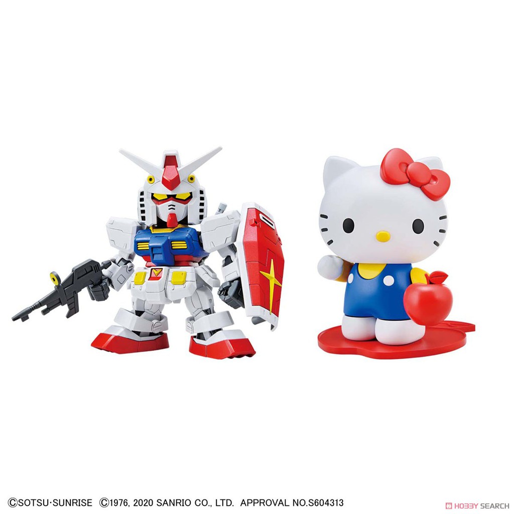 SHIPPED FAST! Imported Sanrio Hello Kitty // RX-78-2 GUNDAM SD EX-STANDARD