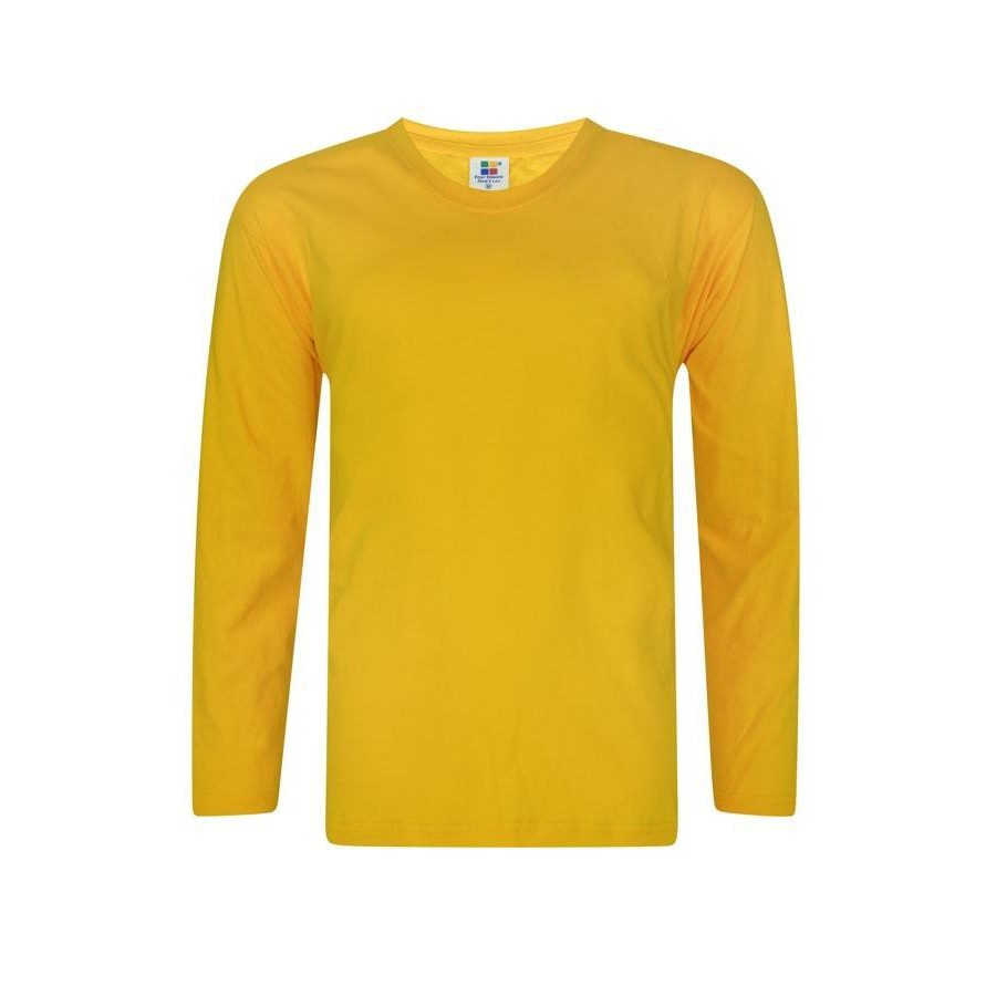 yellow long sleeve top