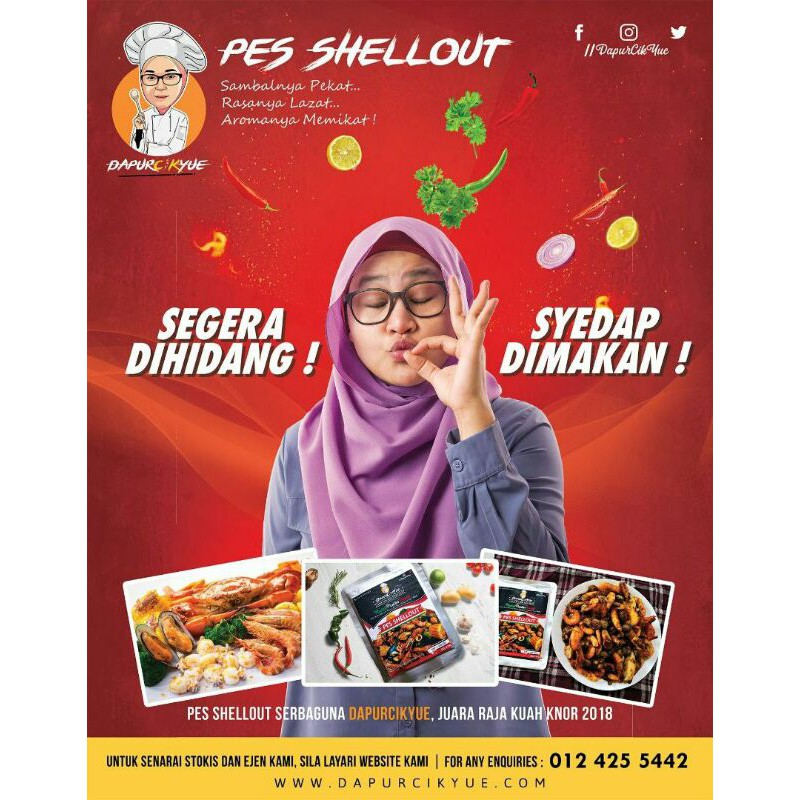 Pes Shellout Pes Fish Chicken Original Resepi Tanpe Preservatives No Msg Shopee Singapore