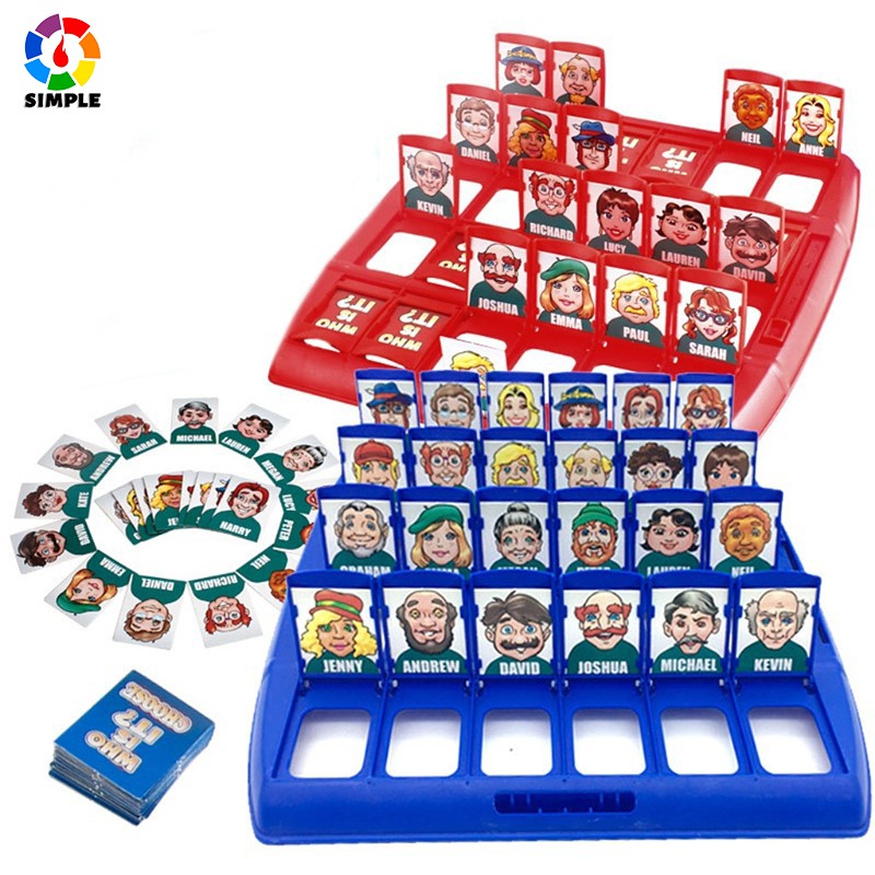 Who Is It Classic Board Game Funny Family Guessing Games Kids Children Toy Gift Shopee Singapore