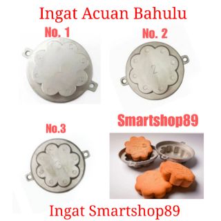 Acuan Kuih Bakar Bahu Lu Mould Aluminum Kemboja Pecah 8 Kuih Bakar Shopee Singapore