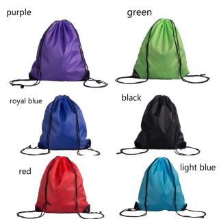 Drawstring Bag Duffle Backpack Sport Waterproof  Bag Portable Oxford Sports Bag