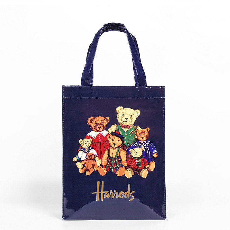 Details about / Women PVC Waterproof Shopping Storage Harrods London Shoulder Bag Handbags