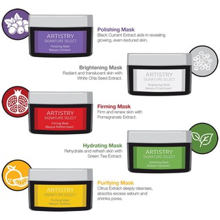 ARTISTRY SIGNATURE SELECT MASK (100g)>Brightening /Firming /Hydrating ...