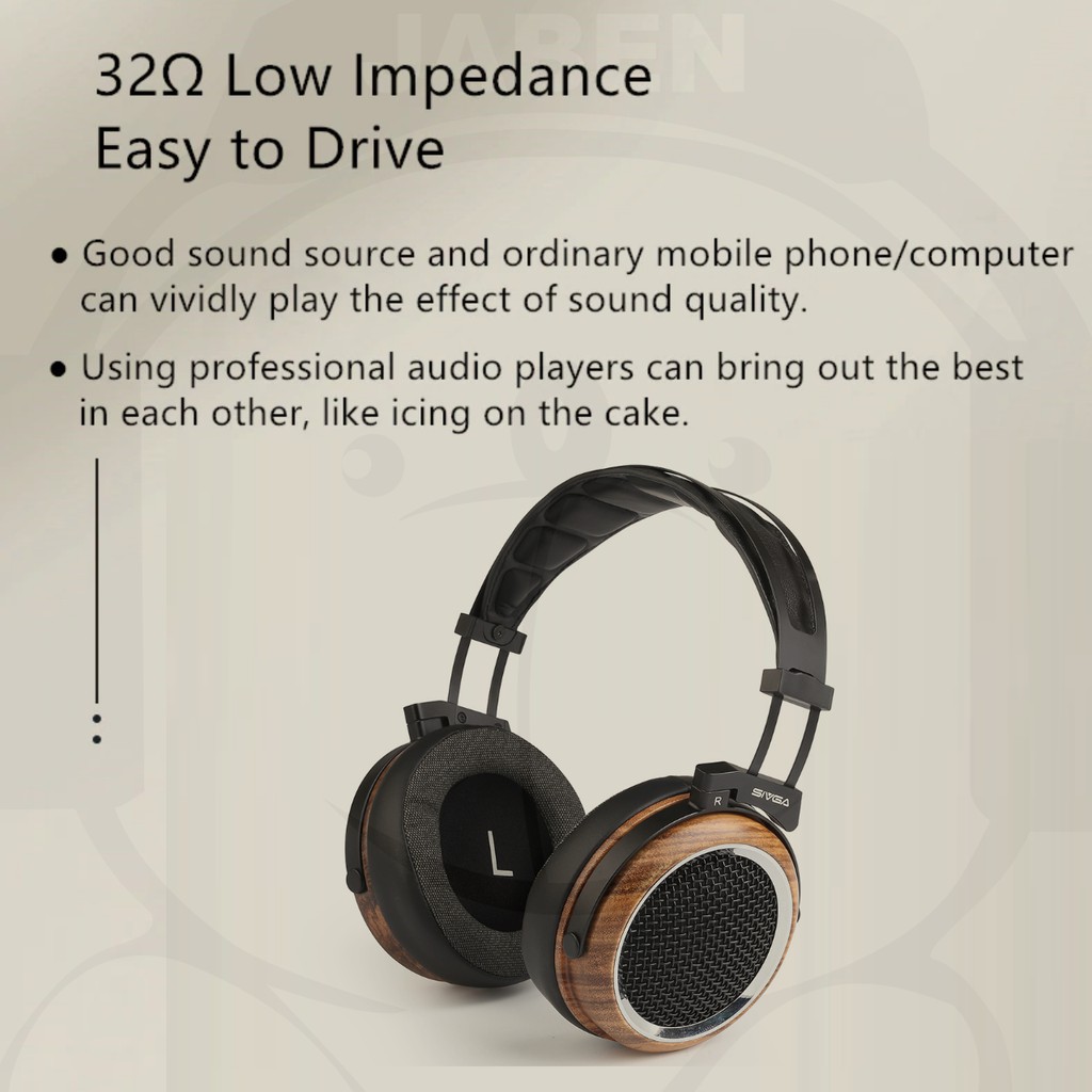 low impedance open back headphones