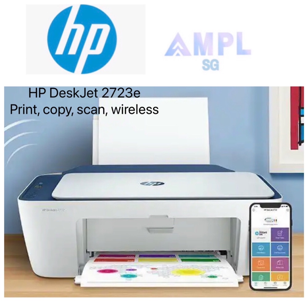 HP DeskJet Color 2722e/2723e Pint/Copy/Scan/Wireless (Orderable ...