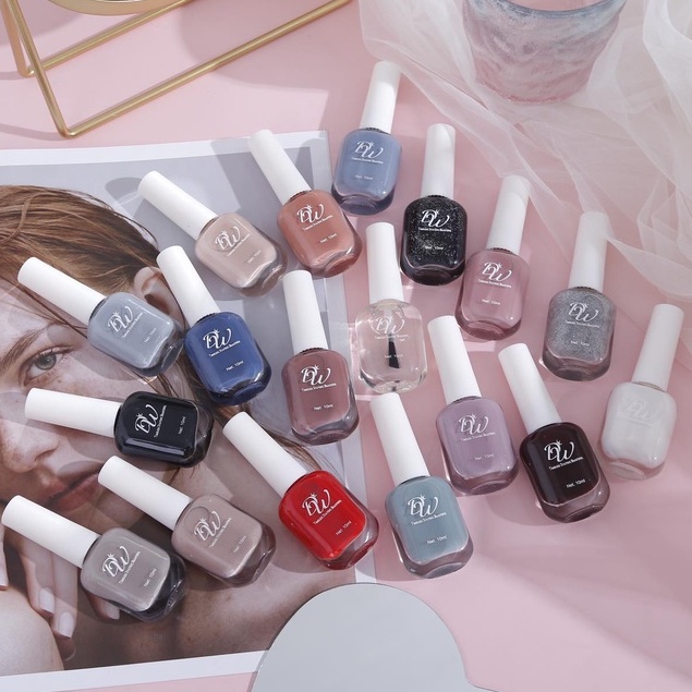 <MS>DW Nail polish quick drying long lasting 10ml nail color