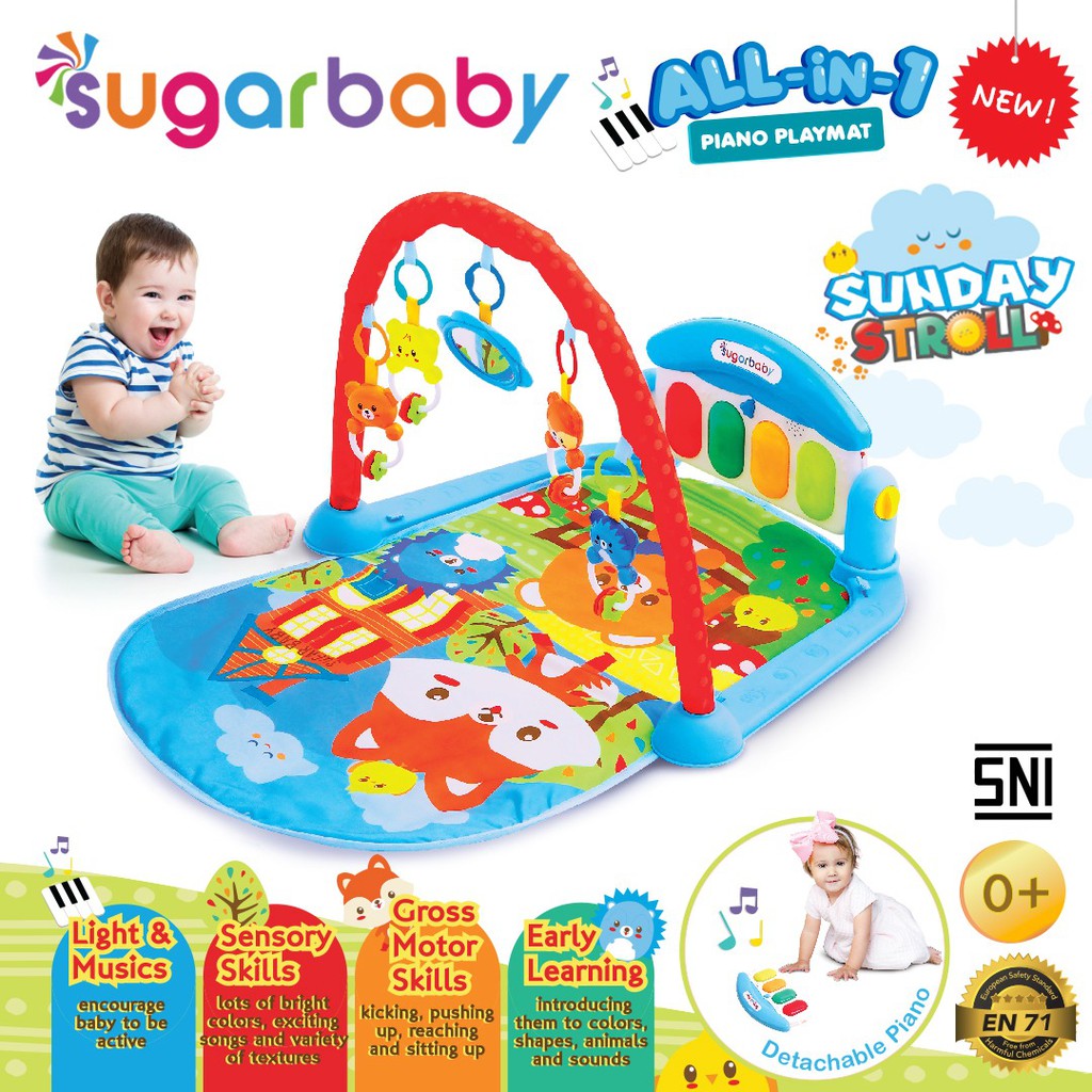 baby piano play mat