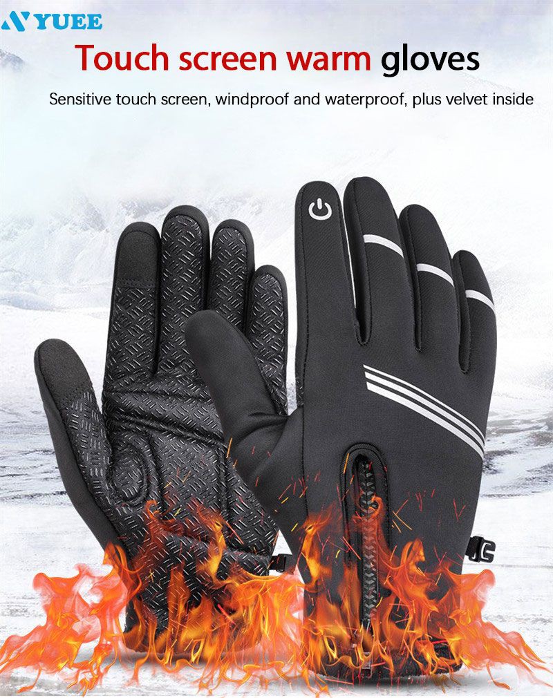 windproof touch screen gloves