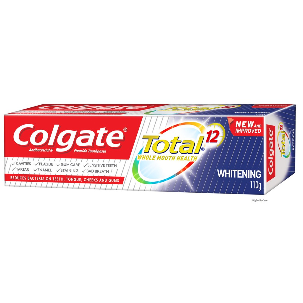 Colgate Total Whitening Toothpaste 110g | Shopee Singapore