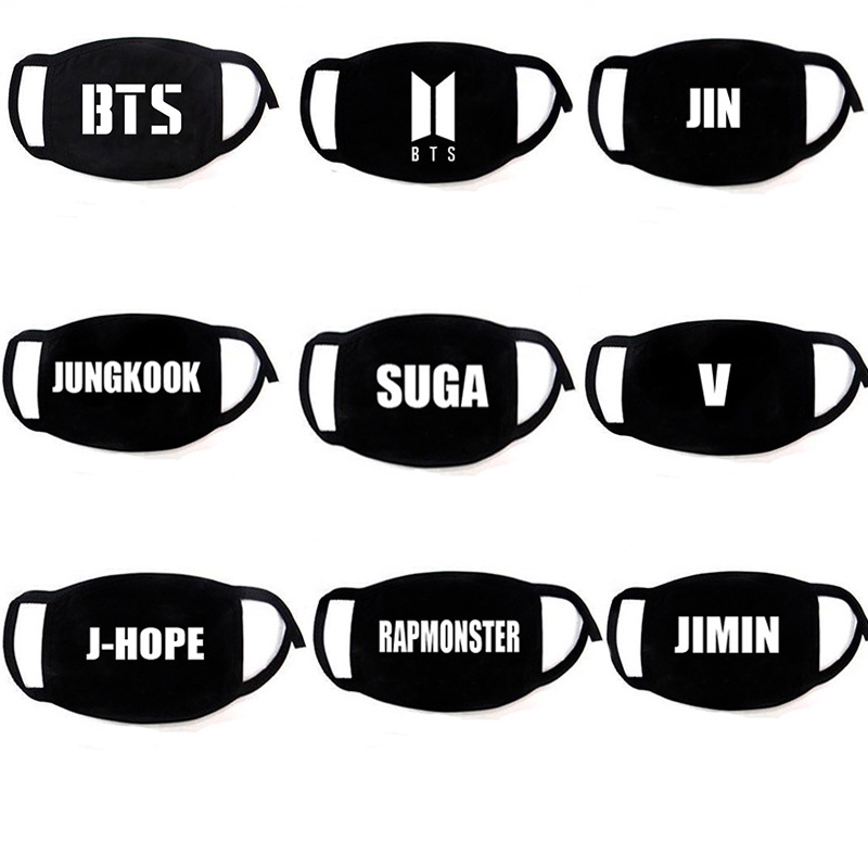 Kpop Bts Bangtan Boys Wing Cotton Mask Jk V Suga Jimin Concert