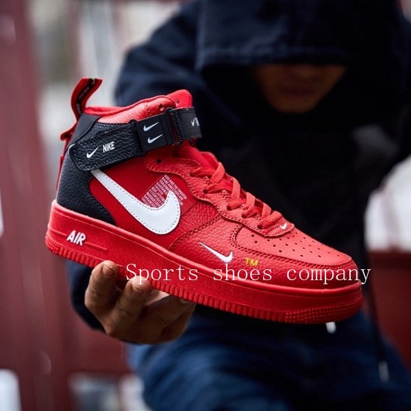air force red high top
