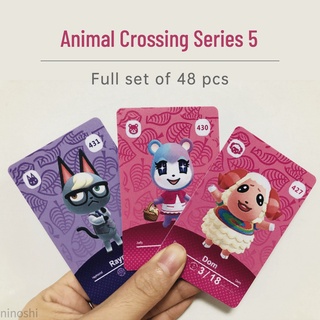 [Ready Stock]Animal Crossing Series 5 Amiibo Card Villager Raymond Judy Sherb Dom Audie Series 5 Amiibo Cards