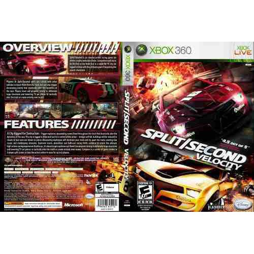 Xbox 360 Split Second Velocity Shopee Singapore