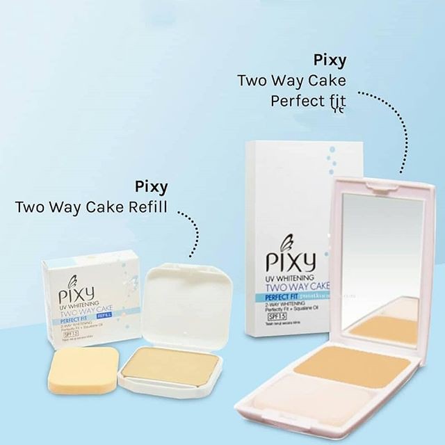 Harga pixy two way cake cover smooth