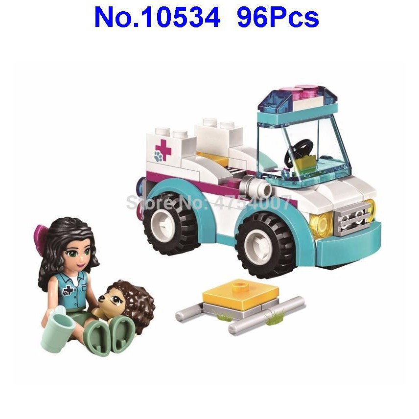 lego friends vet ambulance