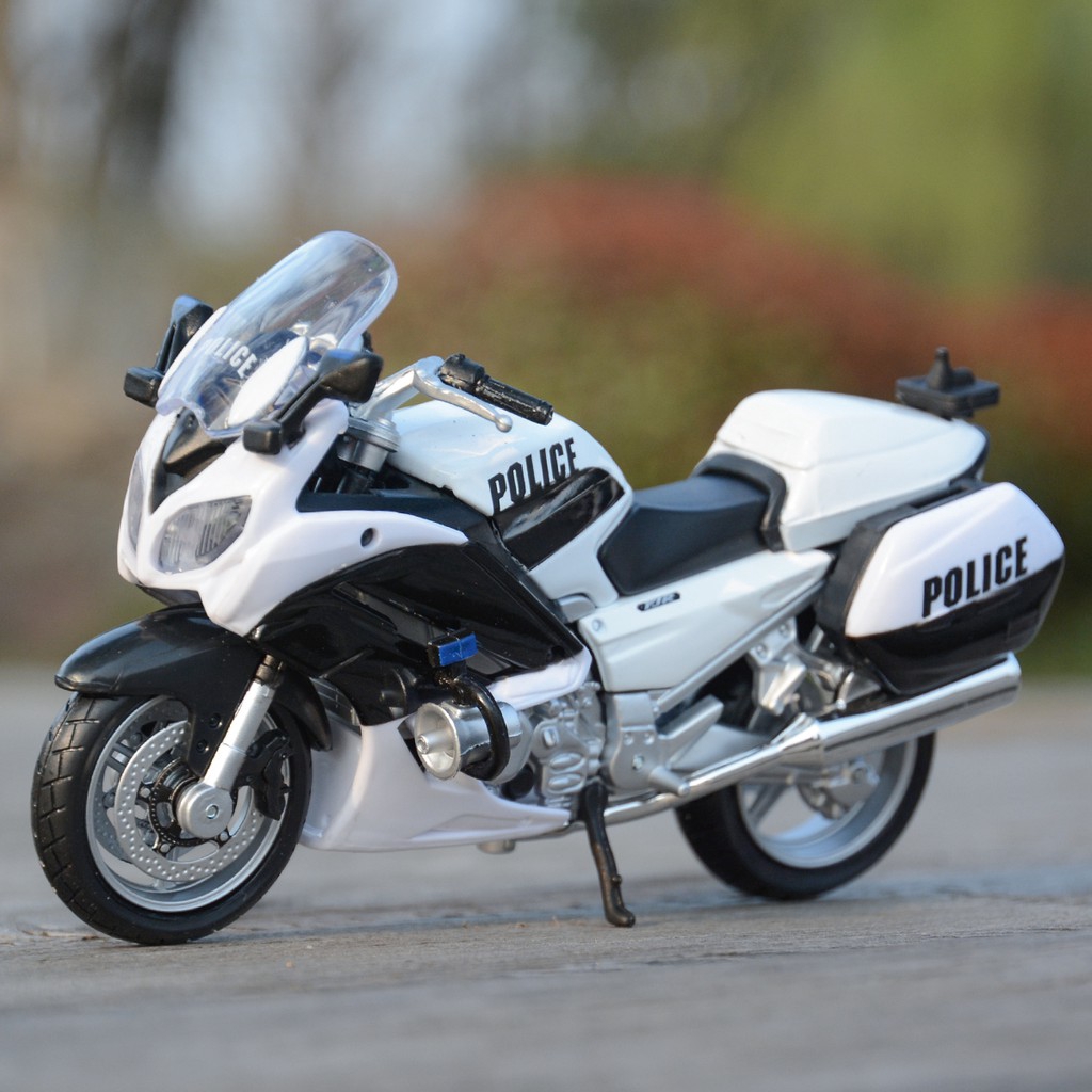 1:18 Maisto YAMAHA FJR1300A police Motorcycle Bike Model Toy New #C 