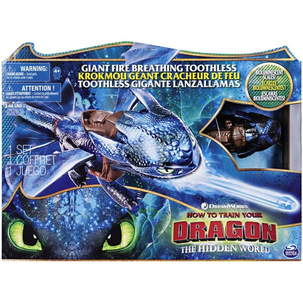 dreamworks dragons giant fire breathing toothless