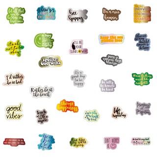 50pcs Motivational Quote Sticker for Water Bottle Waterproof Vinyl Inspirational Sticker Encouragement Sticker Laptop Sticker #2