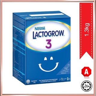 Nestle Lactogrow Step 3 Formulated Milk Powder for Children 1-3 Years | Susu Langkah 3 (1.3kg) asean.os