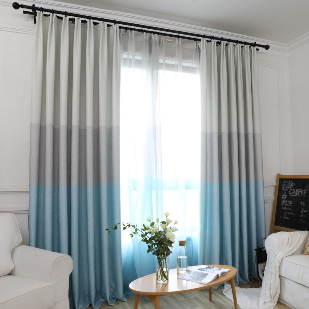 Blackout Soft Curtain Strip Window Curtain With Multi Color High