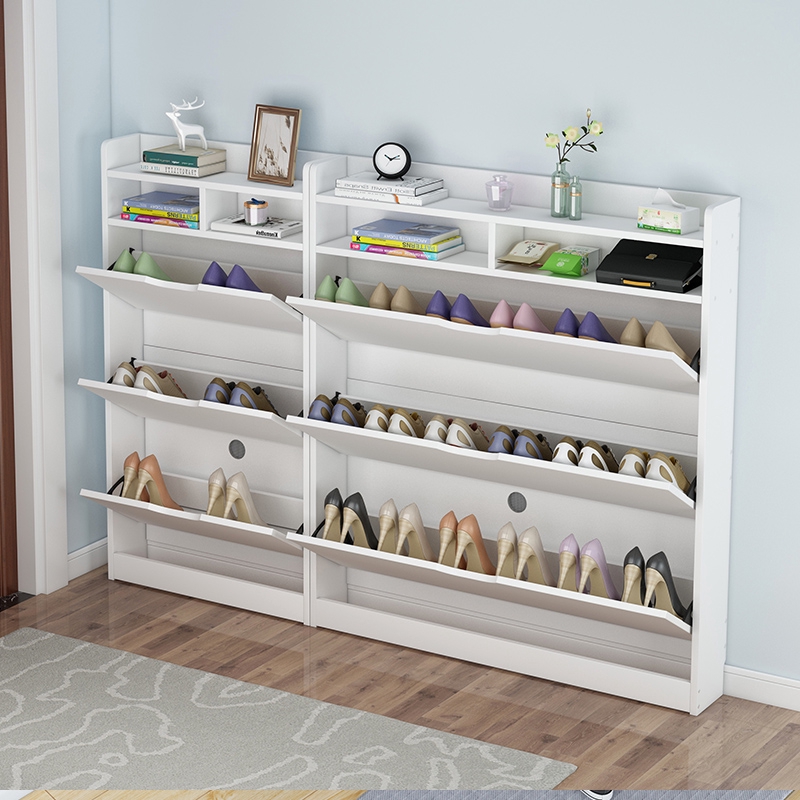 Simple Modern Space Saving Ultra Thin And Narrow Shoe Rack Shopee Singapore