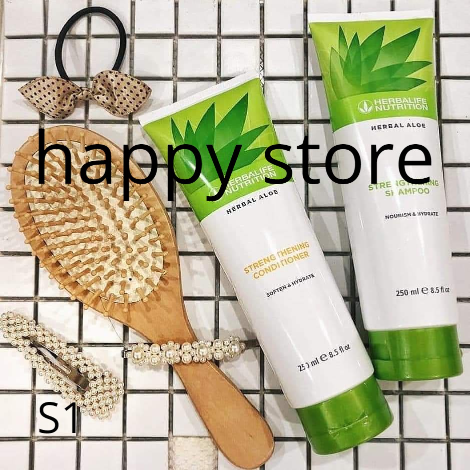 Herbalife Herbal Aloe Strengthening Shampoo & Conditioner 250ml | Shopee  Singapore