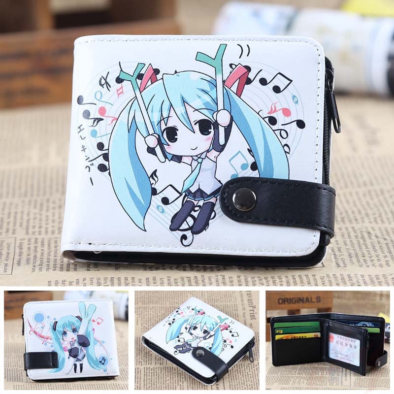 Hatsune Miku Vocaloid Wallet 1pc Anime Fashion Pu Wallet Purse Wallet Shopee Singapore