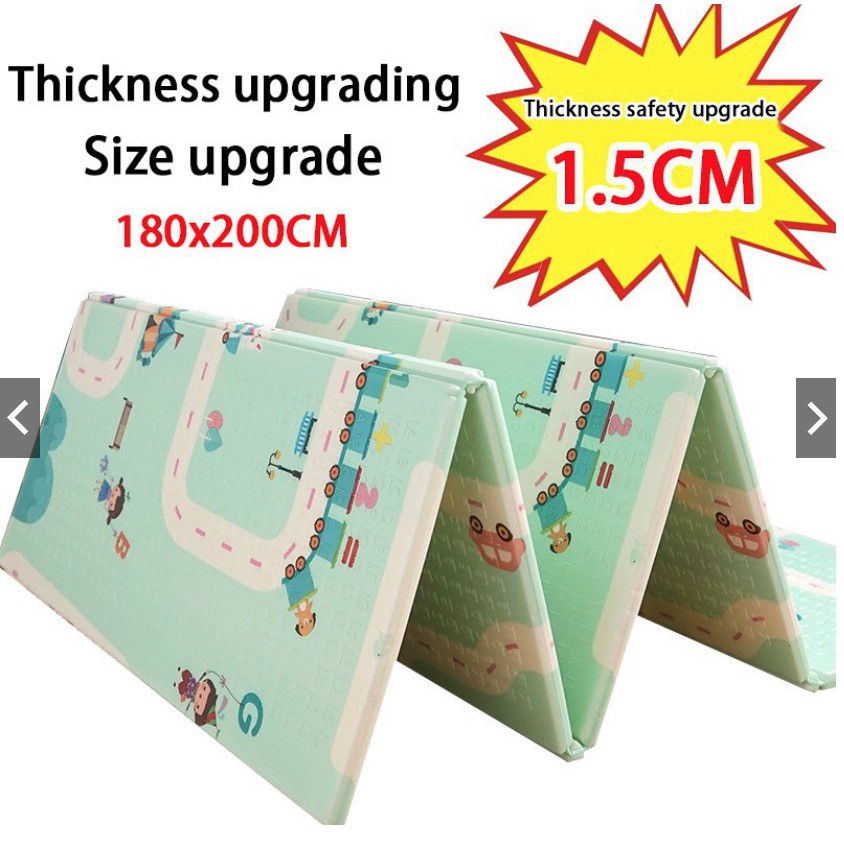 The Furniture Store 200X180X1.5CM XPE Baby Play Mat Crawling Mat Large