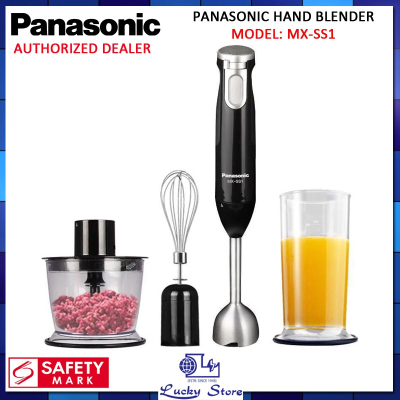 PANASONIC MXSS1 STAINLESS STEEL HAND BLENDER WITH ATTACHMENTS, 1 YEAR WARRANTY Shopee Singapore