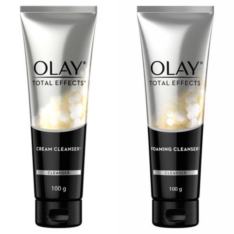 olay total effects foaming cleanser 100g