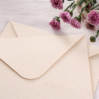 5 Pcs Retro Linen Texture Envelope Thickened Literary Envelopes Set #5