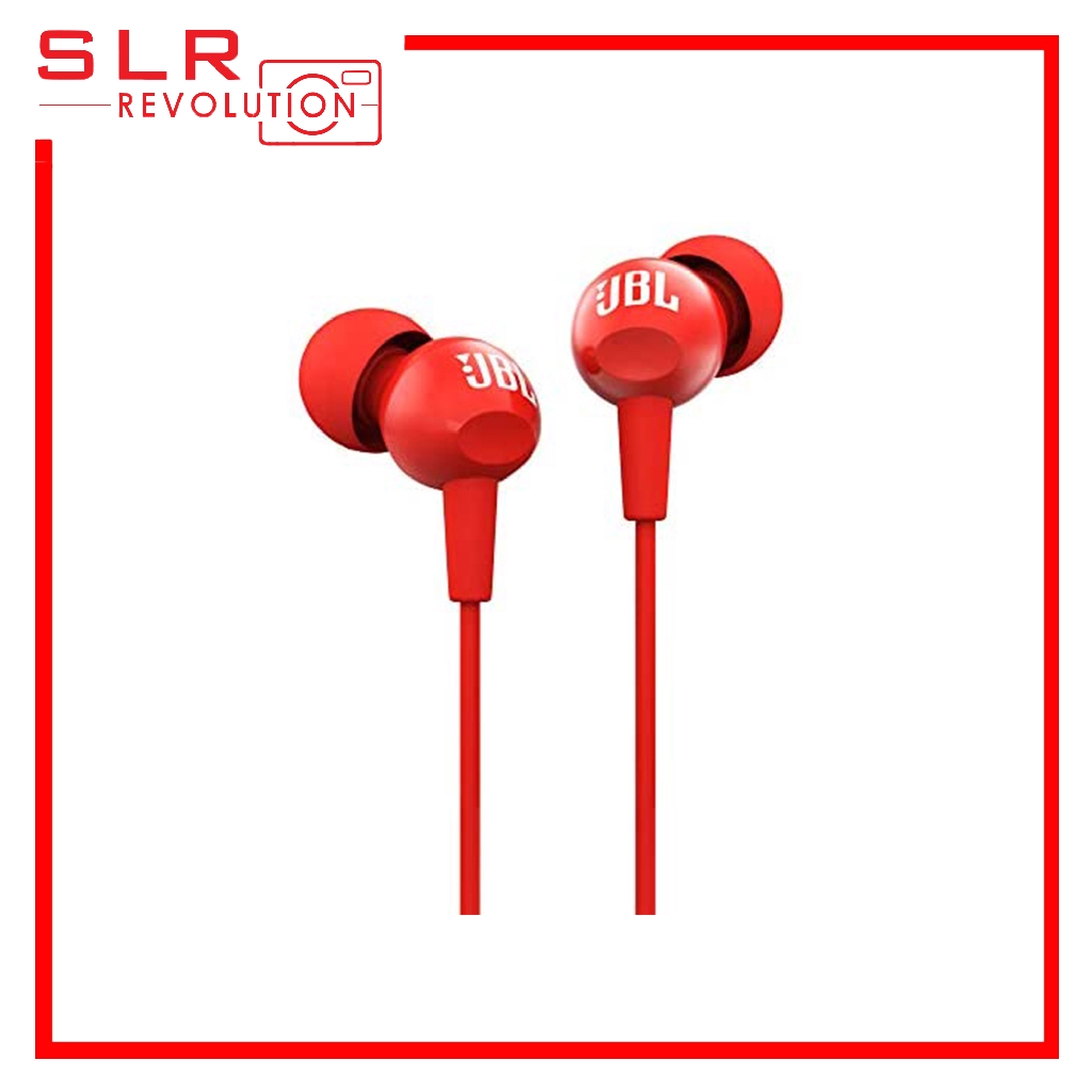 red in ear headphones