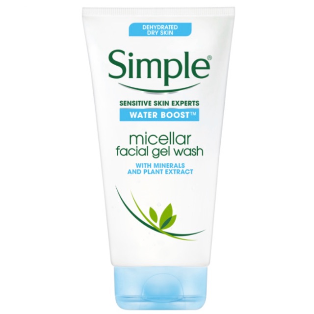 simple water boost micellar gel wash 150ml