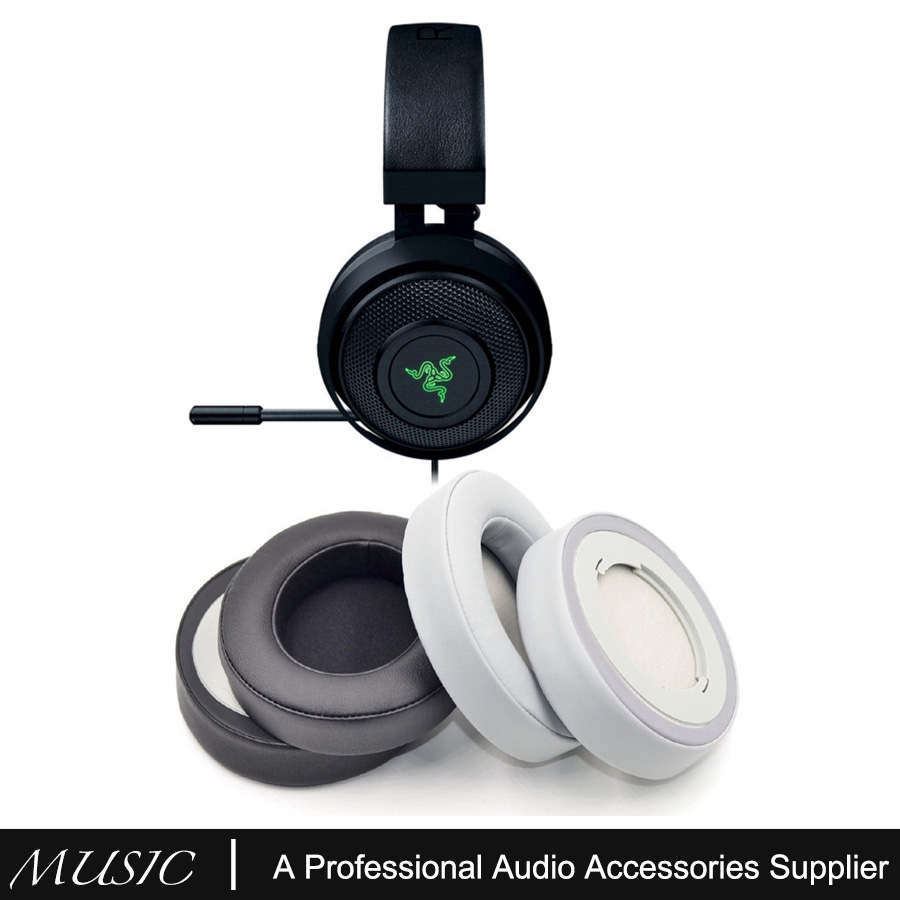 1Pair Replacement Ear Pads For Razer Kraken 7.1 Pro V2 Gaming Headsets