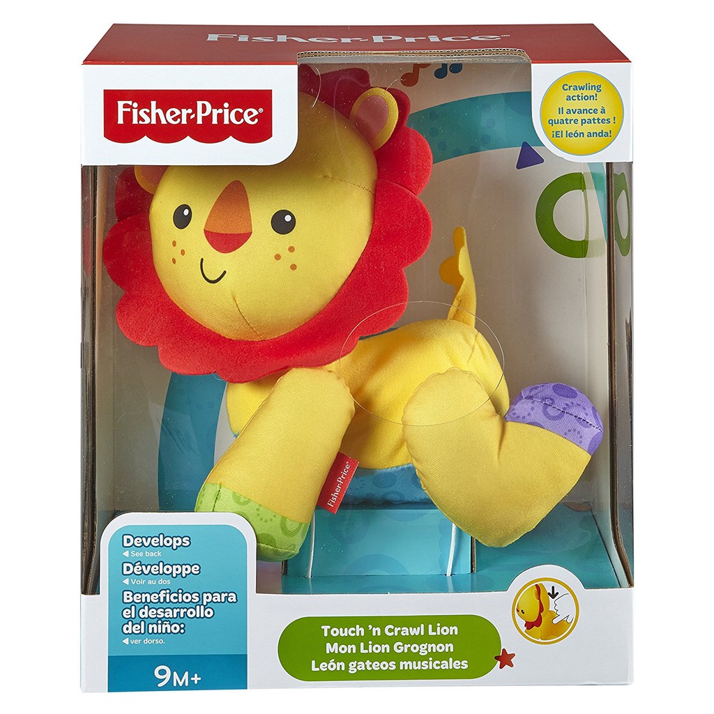 fisher price crawling lion