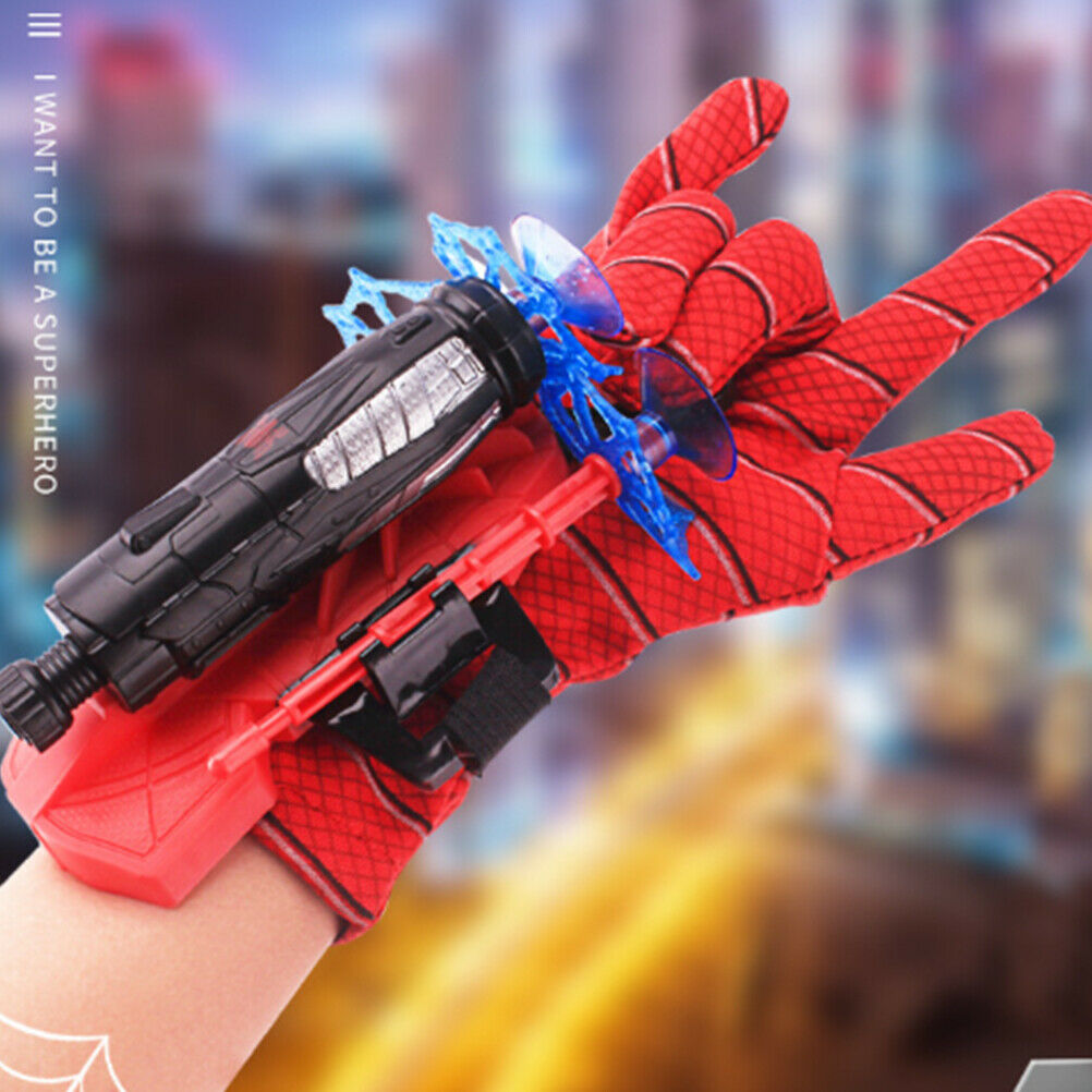 Marvel Avenger Super Hero Wrist transmitter Glove Web Shooter Spiderman Toy