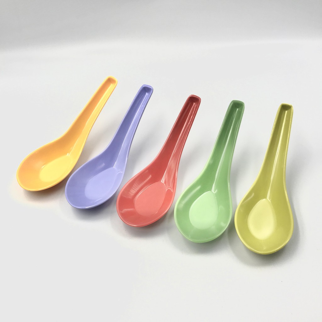 YUANMAO Rice Spoon Easy Use ABS Durable Curved Design Easy to Use Legumes Scoop Kitchen Household Tools Blue Yellow 