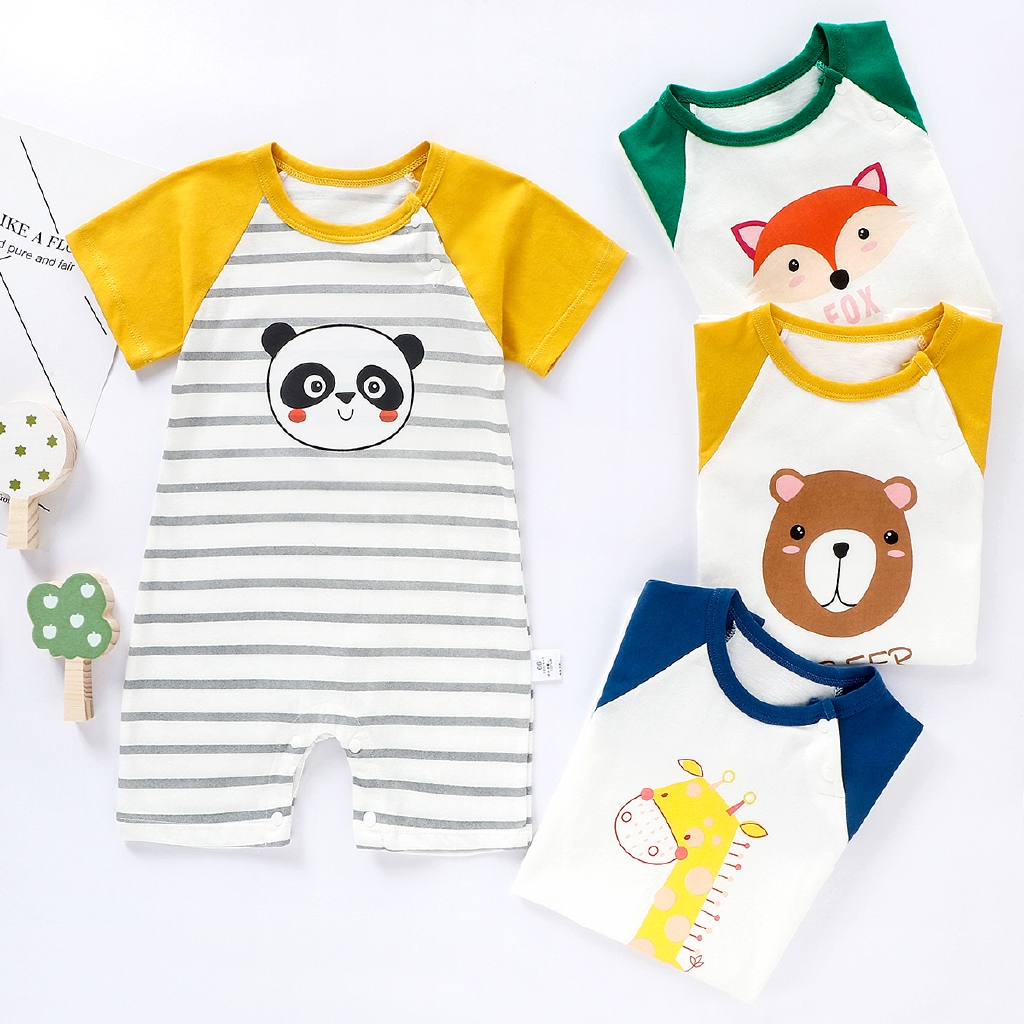 Flyman Baju  Bayi  Rompers  Baby Clothing Cartoon Jumpsuits  