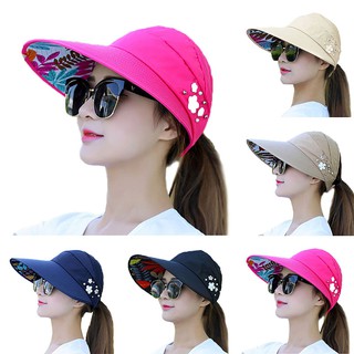 Image of Women Wide Floppy Summer Anti-sun UV Hat Sun Cap Ladies Beach Adjustable